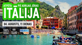 Atpūta Itālijā pie Adrijas jūras. Venēcija – Rimini – San Marino – Roma – Florence 11 dienas