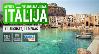 Atpūta Itālijā pie Adrijas jūras. Venēcija – Rimini – San Marino – Roma – Florence 11 dienas