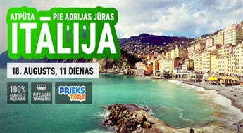 Atpūta Itālijā pie Adrijas jūras. Venēcija – Rimini – San Marino – Roma – Florence 11 dienas