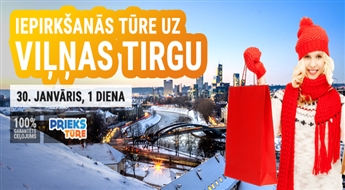 Iepirkšanās tūre uz Viļņas tirgu un AKROPOLI!