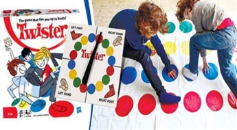 PIEGĀDE VISĀ LATVIJĀ! Aizraujoša spēle Twister svētkiem un vakara ballītēm bērniem  ar atlaidi!