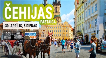 Čehijas pastaiga! Prāga - Karlova Vari! 5 dienas!