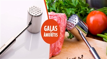 PIEGĀDE VISĀ LATVIJĀ! Neaizstājami King Hoff virtuves rīki - gaļas āmurītis ar atlaidi!