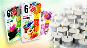 PIEGĀDE VISĀ LATVIJĀ! Tējas svecīšu komplekts (18 gab.) tikai par 1.49 Eur!