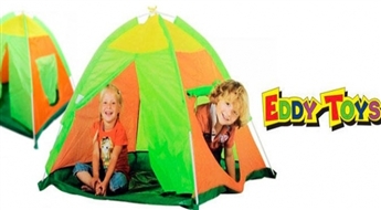 PIEGĀDE VISA LATVIJĀ!Bērnu rotaļu telts no Eddy Toys -ar 64% atlaiti!