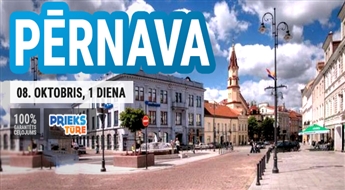 Pērnava – kūrortpilsēta pie jūras! Pavadiet dienu uz Igaunijas jūras krasta!