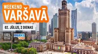 Weekend в Варшаве! Два незабываемых дня в столице Польши всего за € 45.00 Насладись радостями в Речи Посполитой!