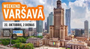 Weekend в Варшаве! Два незабываемых дня в столице Польши всего за € 45.00! Насладись радостями в Речи Посполитой!