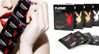 ДОСТАВКА ПО ВСЕЙ ЛАТВИИ! Презервативы премиум класса PlayBoy (12 шт.) с рельефом!