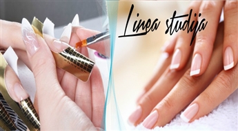 Наращивание гелевых ногтей в салоне красоты Linea!