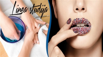 Классический маникюр + CND SPA + лак или Gelish от 4.50€ в салоне "Linea"!