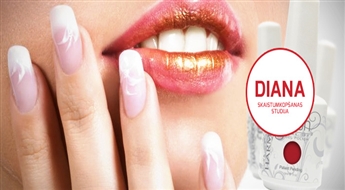 Маникюр с ультрастойким лаком Gelish в салоне DIANA со скидкой 54%!  Позаботься о своих ногтях!