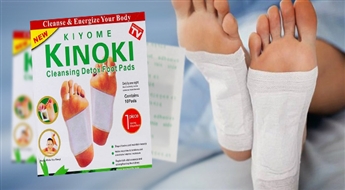 Пластыри Kinoki Detox (10 шт.) для очищения организма и улучшения здоровья со скидкой 45%! Заботьтесь о своем здоровье ежедневно!