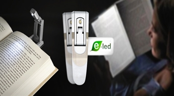 LED подсветка для чтения со скидкой 60%! Отличное решение для тех, кто любит почитать перед сном дома или находясь в пути!