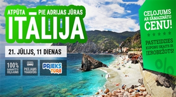 Atpūta Itālijā pie Adrijas jūras. Venēcija – Rimini – San Marino – Roma – Florence 11 dienas
