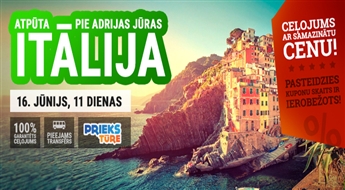 Atpūta Itālijā pie Adrijas jūras. Venēcija – Rimini – San Marino – Roma – Florence 11 dienas