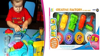 3D komplekts lipināšanai "Jautrās plastilīna mašīnītes"!