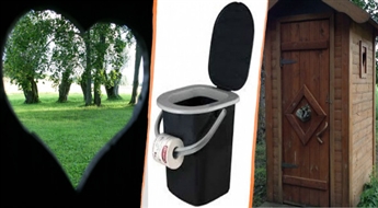 Kompakta, ērti pārvietojama mini tualete tikai par 8.69 EUR!
