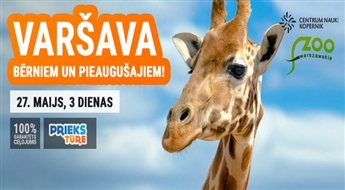 Varšava bērniem un pieaugušajiem! 3 dienas!