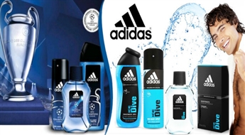 Vīriešu Adidas dāvanu komplekts pēc Jūsu izvēles. Iepriecini savu vīrieti ar patīkamu dāvanu!