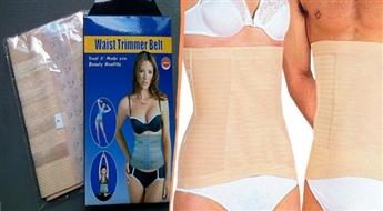 Waist Trimmer Belt figūru koriģējošā korsetes tipa josta slaidākām ķermeņa aprisēm!