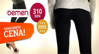 PIEGĀDE VISĀ LATVIJĀ! 310 DEN Oemen sieviešu legingi melnā, tumši pelēkā, tumši zilā VAI brūnā krāsā! Stilīgi un skaisti!