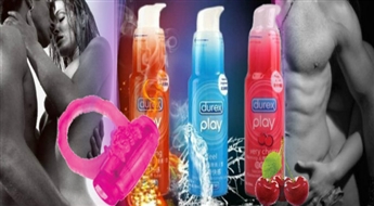 Komplekts DUREX PLAY lubrikants + Pasante vibrējošais gredzens!