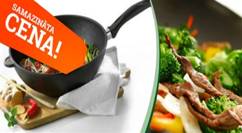 Большая титановая сковорода-вок Good Helper - для приготовления вкуснейшей южнокитайской кухни!