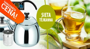 PIEGĀDE VISĀ LATVIJĀ! KingHoff sieta tējkanna īstiem tējas baudītājiem!