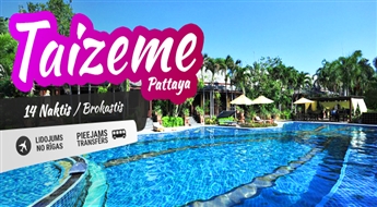 Eksotiskā Taizeme! Lidojums + 2 naktis Bangkokā + 11 naktis Viesnīcā Botany Beach Resort 3* + Transfērs!