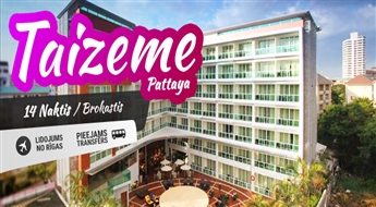 Eksotiskā Taizeme! Lidojums + 2 naktis Bangkokā + 11 naktis Viesnīcā Centara Nova Hotel & Spa Pattaya 4* + Transfērs!