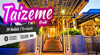 Eksotiskā Taizeme un Krabi! Lidojums + 2 naktis Bangkokā + 11 naktis Viesnīcā Deevana Plaza Krabi Aonang 4* + Transfērs!