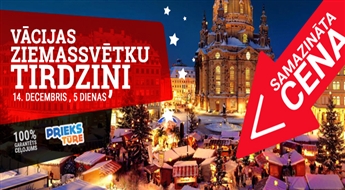 Vācijas Ziemassvētku tirdziņi! Drēzdene - Brēmene – Berlīne! 5 dienas!