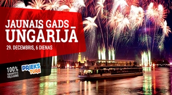Jaunais gads Budapeštā! Budapešta – Sentendre – Egera - Vīne! 6 dienas!