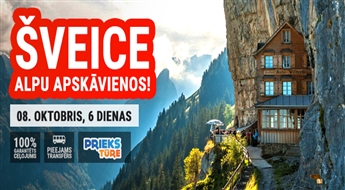 Šveices ūdenskritumi un daba! Nirnberga - Cīrihe - Berne - Štutgarte - Lucerna - Interlakena! 6 dienas!