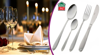 Elegants King Hoff nerūsējošā tērauda galda piederumu komplekts!