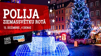 Polijas pērles Ziemassvētku rotā! Galvaspilsēta Varšava - katoļu svētnīca Jasna Gora - senā karaļu pilsēta Krakova - sāls meka Veļička - Tatru kalnu kūrorta pērle Zakopane!