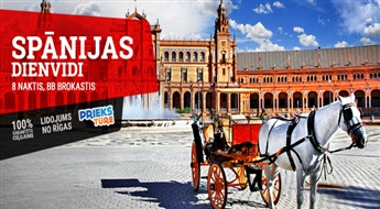 Spānijas dienvidi! Saragosa - Madride - Toledo - Sevilja - Gibraltārs - Malaga - Granada - Alikante - Valensija! 9 dienas!