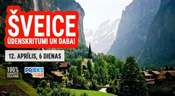 Šveices ūdenskritumi un daba! Nirnberga - Cīrihe - Berne - Štutgarte - Lucerna - Interlakena! 6 dienas!