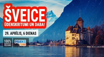 Šveices ūdenskritumi un daba! Nirnberga - Cīrihe - Berne - Štutgarte - Lucerna - Interlakena! 6 dienas!
