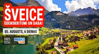 Šveices ūdenskritumi un daba! Nirnberga - Cīrihe - Berne - Štutgarte - Lucerna - Interlakena! 6 dienas!