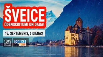 Šveices ūdenskritumi un daba! Nirnberga - Cīrihe - Berne - Štutgarte - Lucerna - Interlakena! 6 dienas!