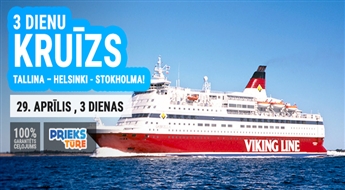 3 dienu kruīzs maršrutā Tallina – Helsinki - Stokholma!