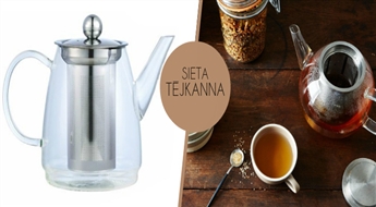 KingHoff-4843 sieta tējkanna īstiem tejas baudītājiem no rūdīta stikla!
