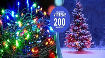 Праздники не за горами! LED Рождественская гирлянда с 200 лампочками всего за 5.99 EUR!
