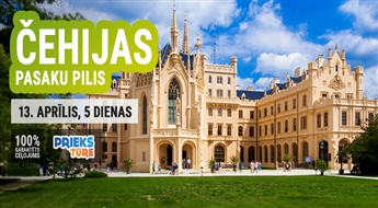 Čehijas pilis! Prāga – Kutna Hora - Žlebi - Lednice-Valtice! 5 dienas! Čehijā ir tik daudz leģendām apvītu vietu. Un kur nu vislabāk iepazīt viduslaiku leģendas, kā apmeklējot skaistās pasaku pilis!