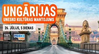Pa Ungārijas UNESCO mantojuma pēdām! Budapešta – Godollo – Hoolok ciems – Aggtelek alas! 5 dienas!