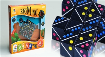омино игра „Rio Mino” со скидкой 50%! Развивай в ребенке способность к учебе, логическое мышление и любознательность!