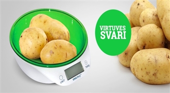 PIEGĀDE VISĀ LATVIJĀ! Lielisks palīgs tavā virtuvē! King Hoff-6069 virtuves svari!