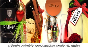 2006. gada Francijas sarkanvīns „Les Hauts de Poujols” + Schluckwerder vācu marcipāns VAI 2002. gada Spānijas sarkanvīns „Abadia Raamat Reserva” + Schluckwerder vācu marcipāns!